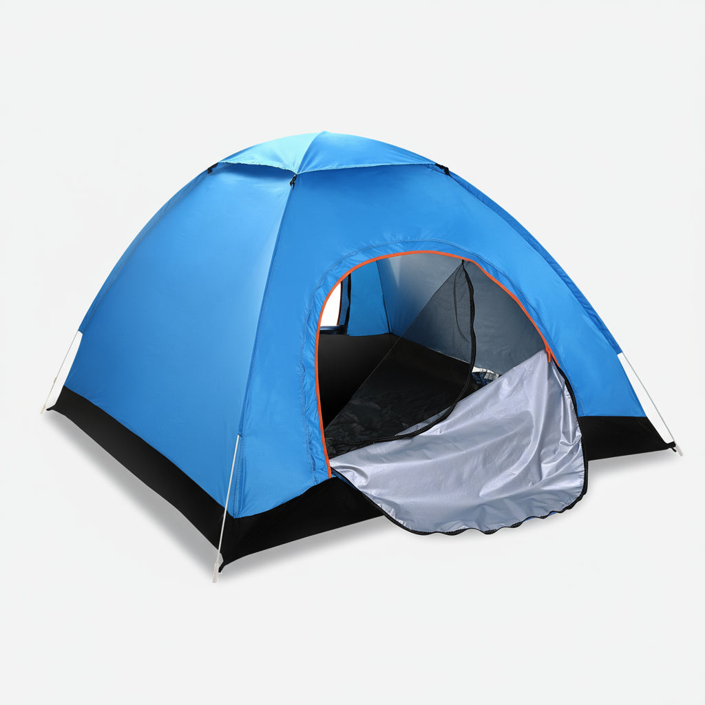 3,4-Person Waterproof Pop-Up Camping Tent – Instant Setup Family Outdoor Shelter with Carry Bag