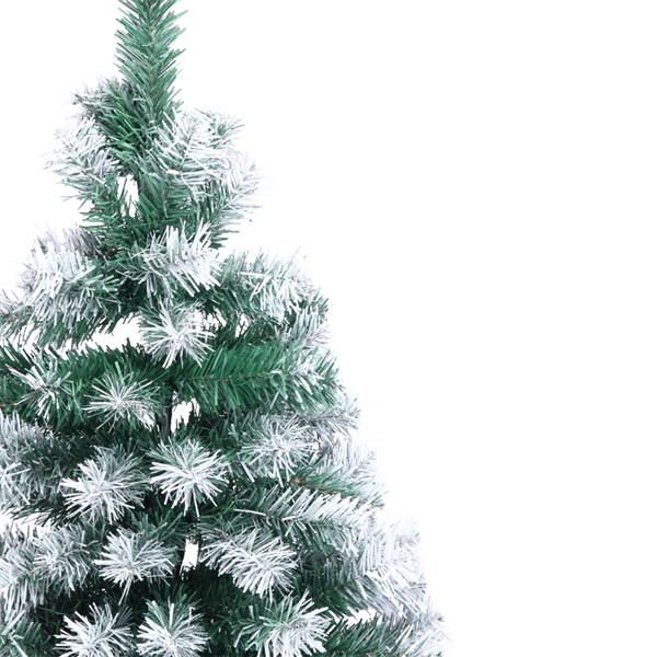 7FT Full Christmas Tree – 230 Tips, High-Density PVC, Easy Assembly, Realistic Holiday Pine Tree