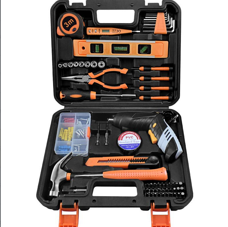 108-Piece Household Repair Tool Set With Case – Multi-Purpose Hand Tool Kit for Home, Office & Vehicle Maintenance