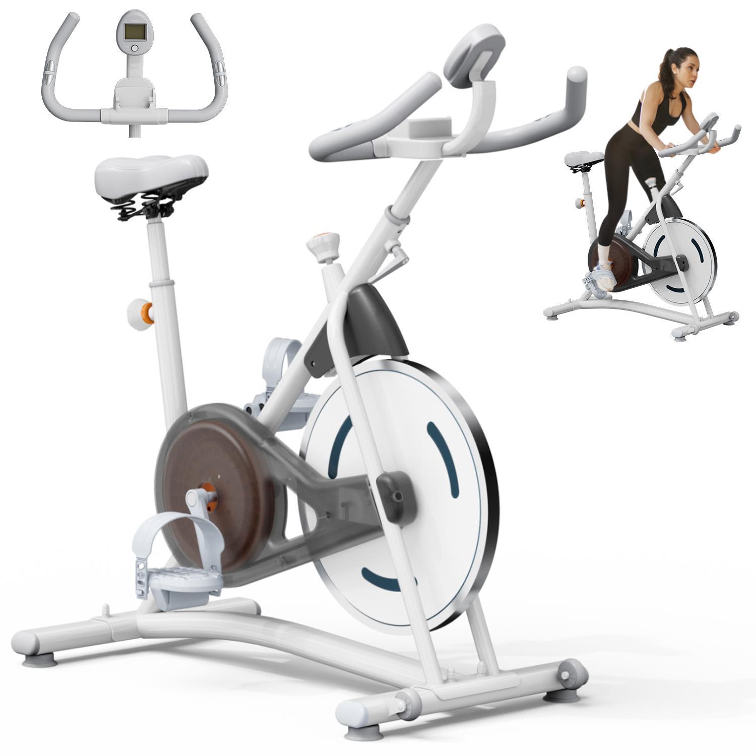 Magnetic Stationary Exercise Bike – Heavy-Duty Steel Frame, Digital Display, Cardio Training