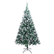 7FT Full Christmas Tree – 230 Tips, High-Density PVC, Easy Assembly, Realistic Holiday Pine Tree