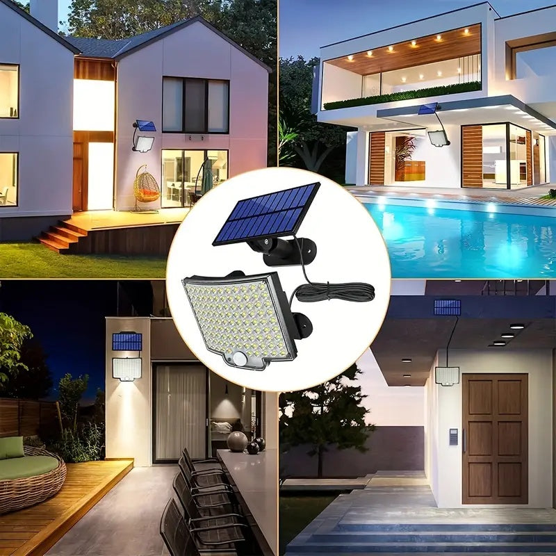 2PCS Solar Motion Security Lights – 106LED, 4 Modes, Waterproof Outdoor