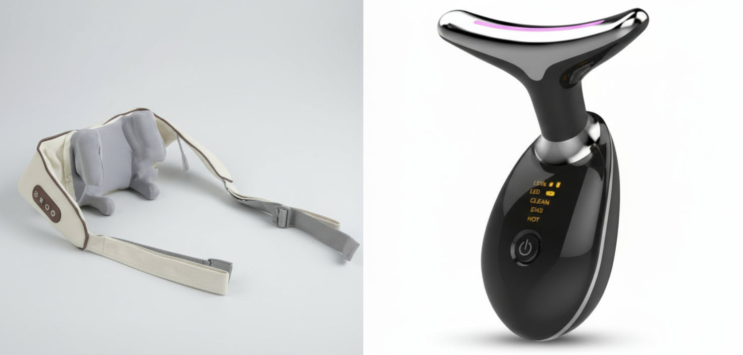 Electric Neck Massager with Heat – Deep Kneading & Hot Compress Relief