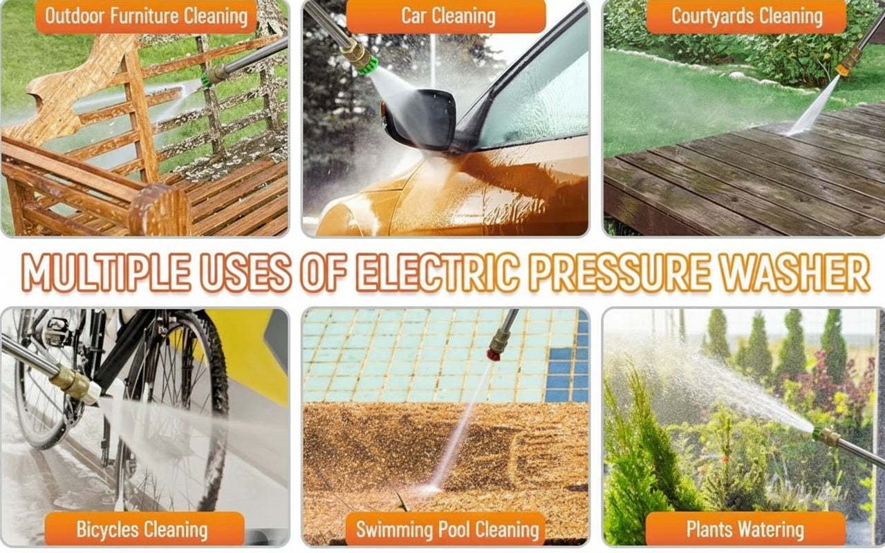 Electric Pressure Washer 5000 PSI / 3.5 GPM – High-Power Cleaning Machine