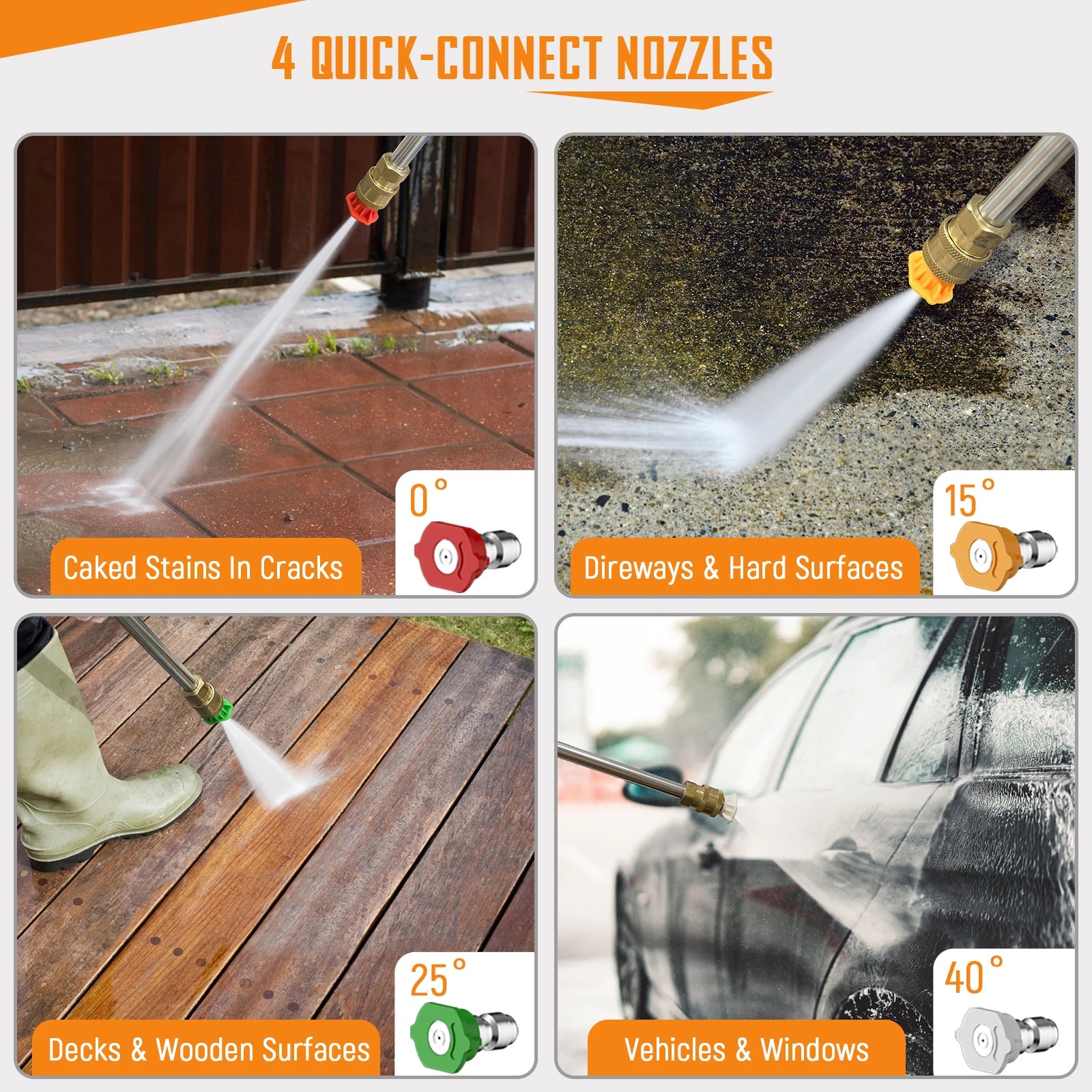 Electric Pressure Washer 5000 PSI / 3.5 GPM – High-Power Cleaning Machine