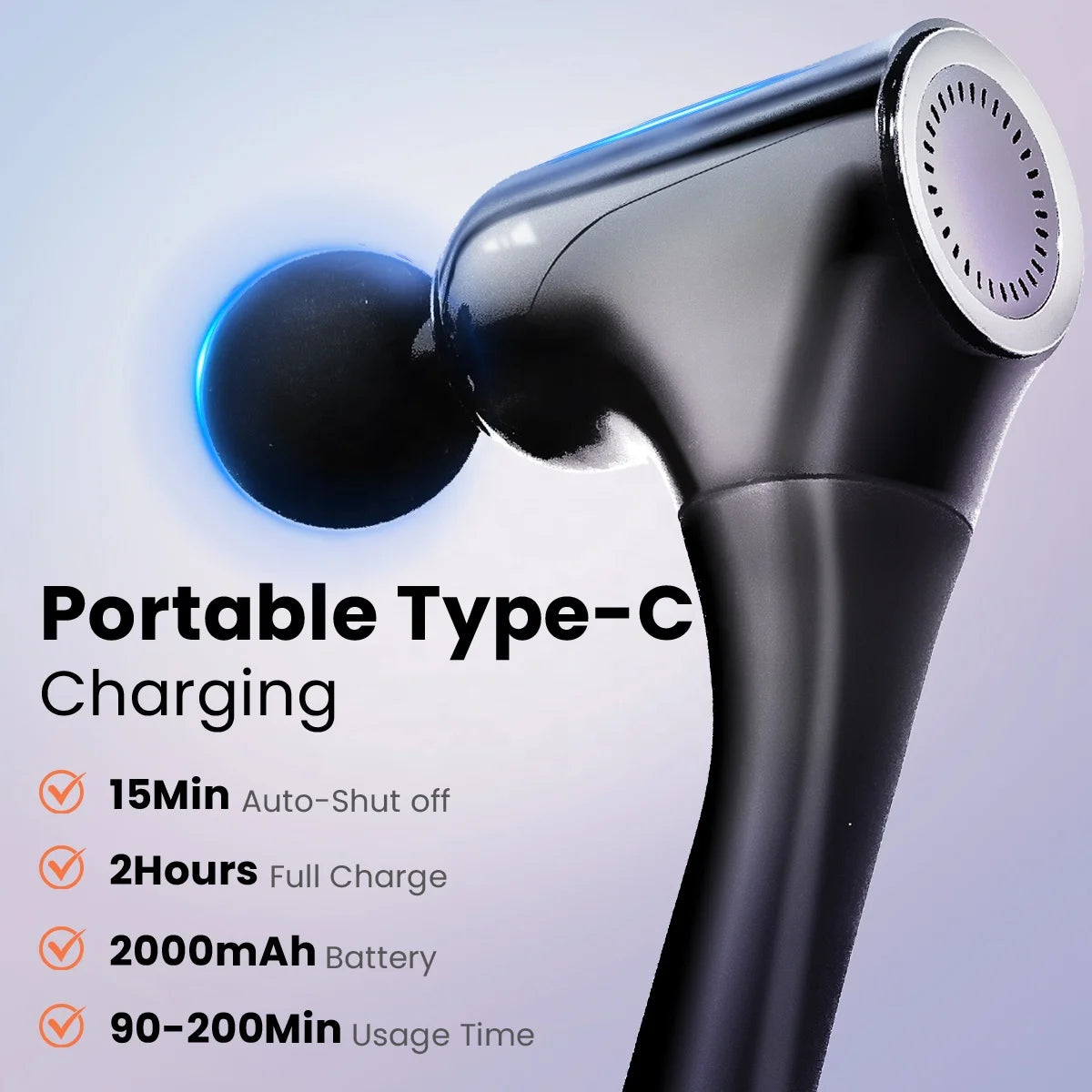 2025 Professional Deep Tissue Fascia Gun Massage Hammer