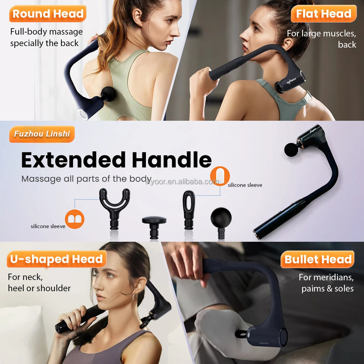 2025 Professional Deep Tissue Fascia Gun Massage Hammer