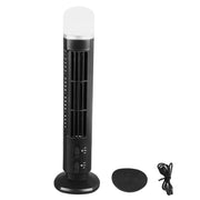 Portable Bladeless Tower Fan – Quiet Desk Fan for Home, Office, Bedroom