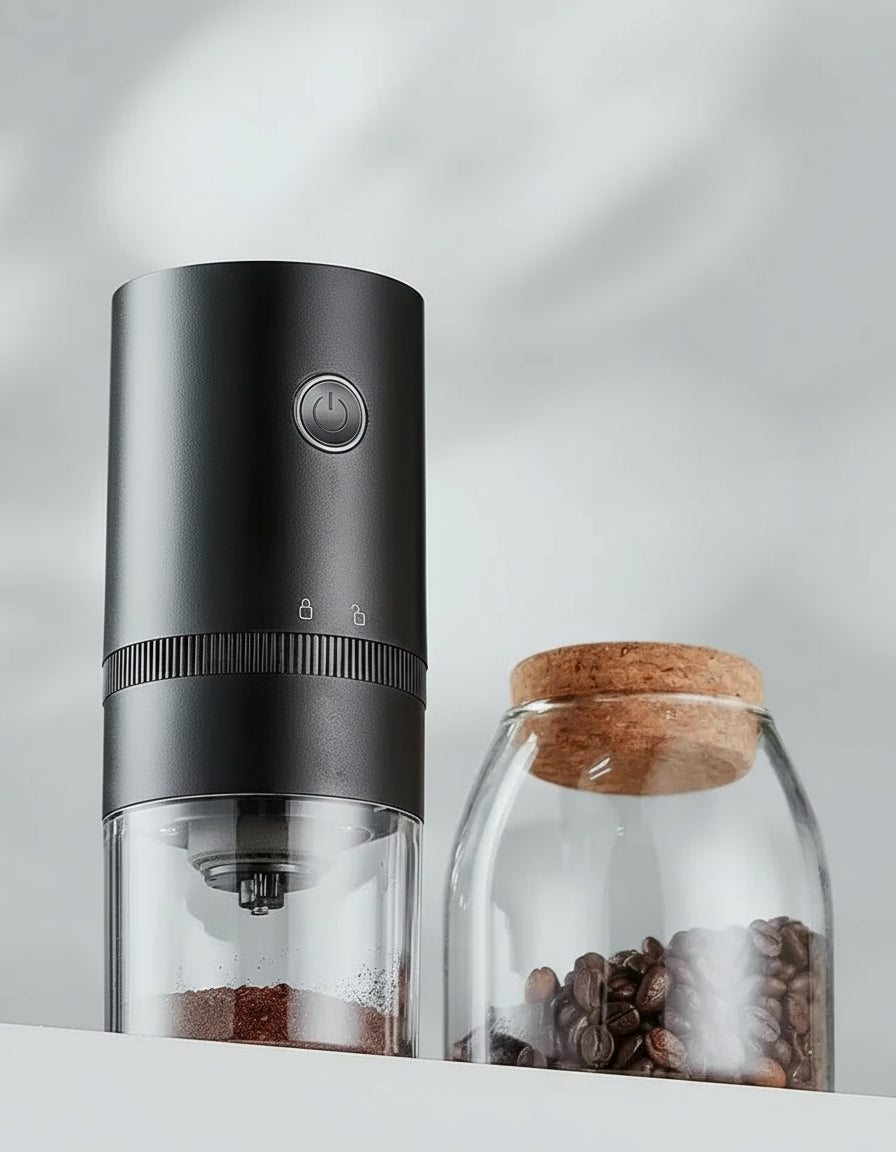Portable Wireless Electric Coffee Maker – Rechargeable Espresso Machine with Built-In Battery