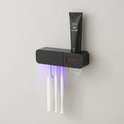 Smart Toothbrush Holder – Automatic Toothpaste Squeezer & Wall-Mounted Storage Rack