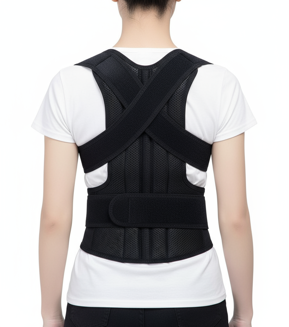 Đai nẹp lưng - góc nhìn phía sau