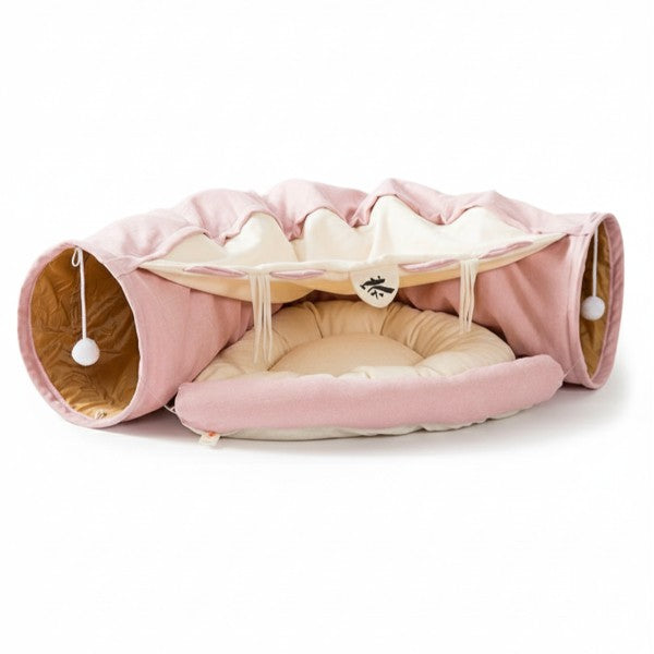 Collapsible Cat Tunnel Bed