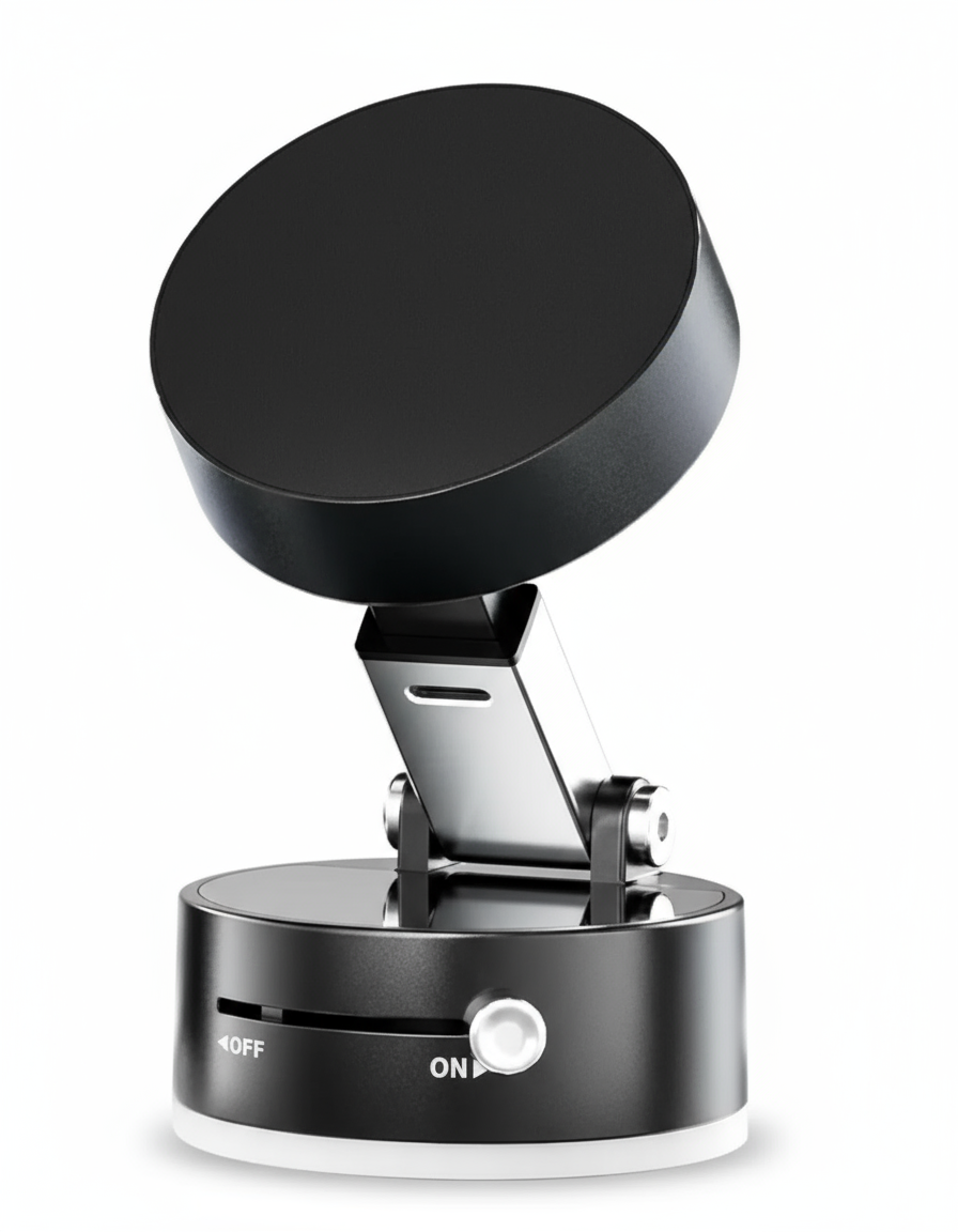 Magnetic Suction Phone Holder A2 – Strong Grip, 360° Rotation, Modern Design
