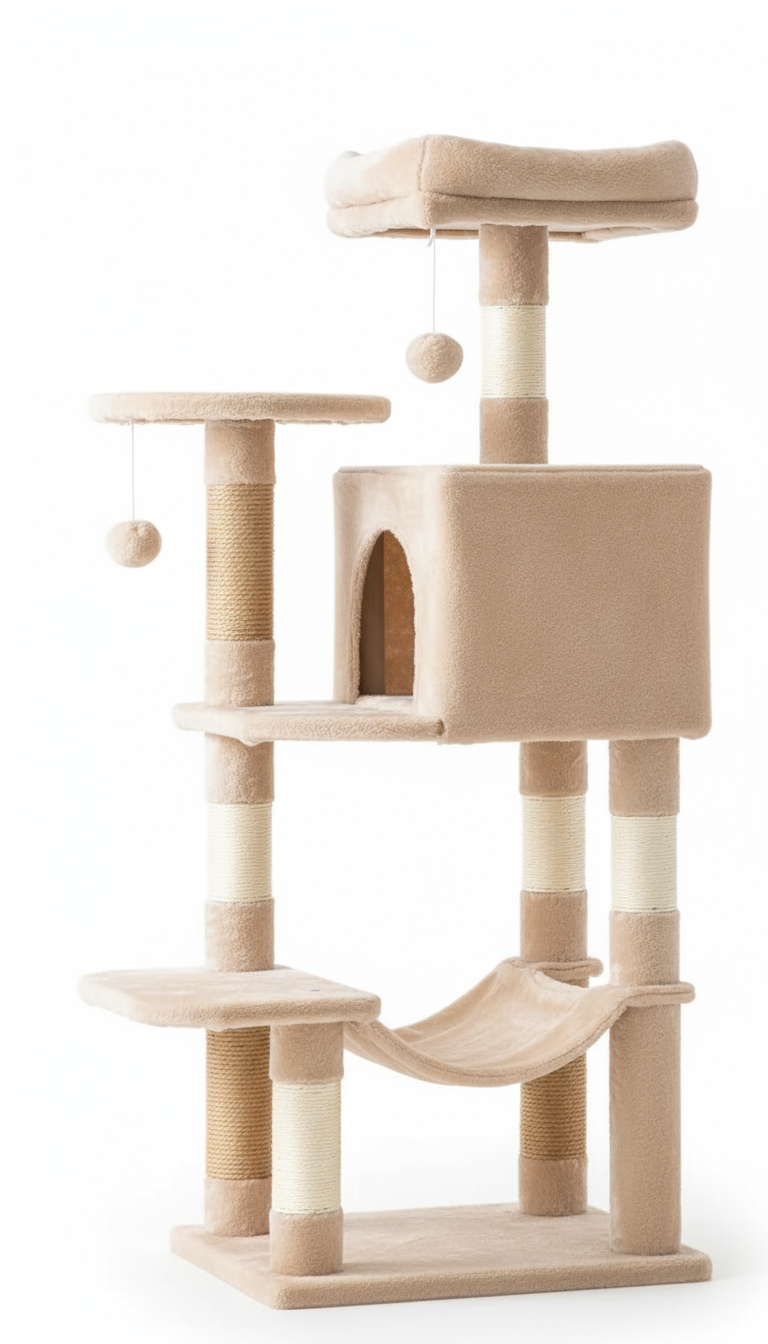 Cây cào móng mèo màu be