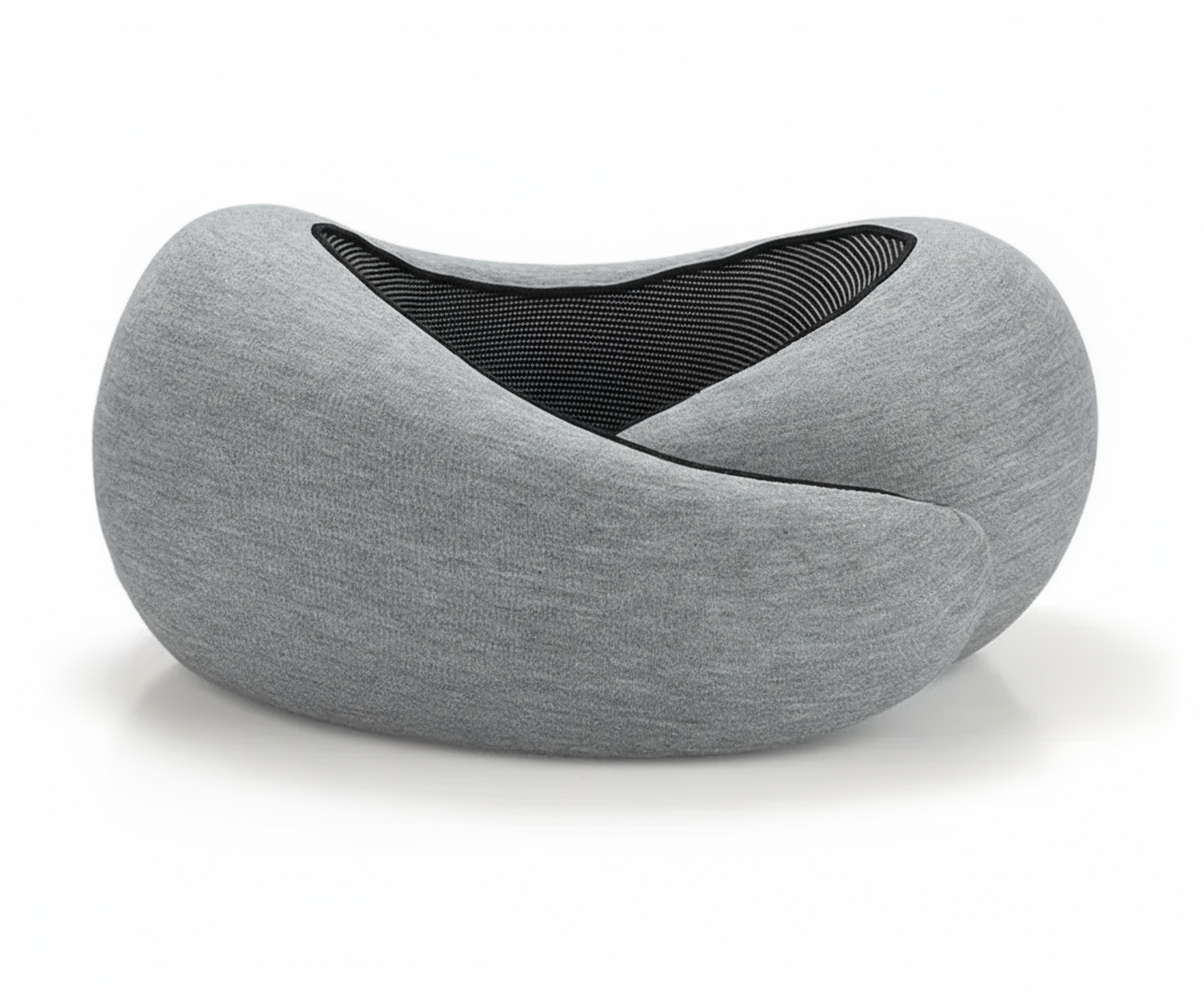 Gối cổ màu xám