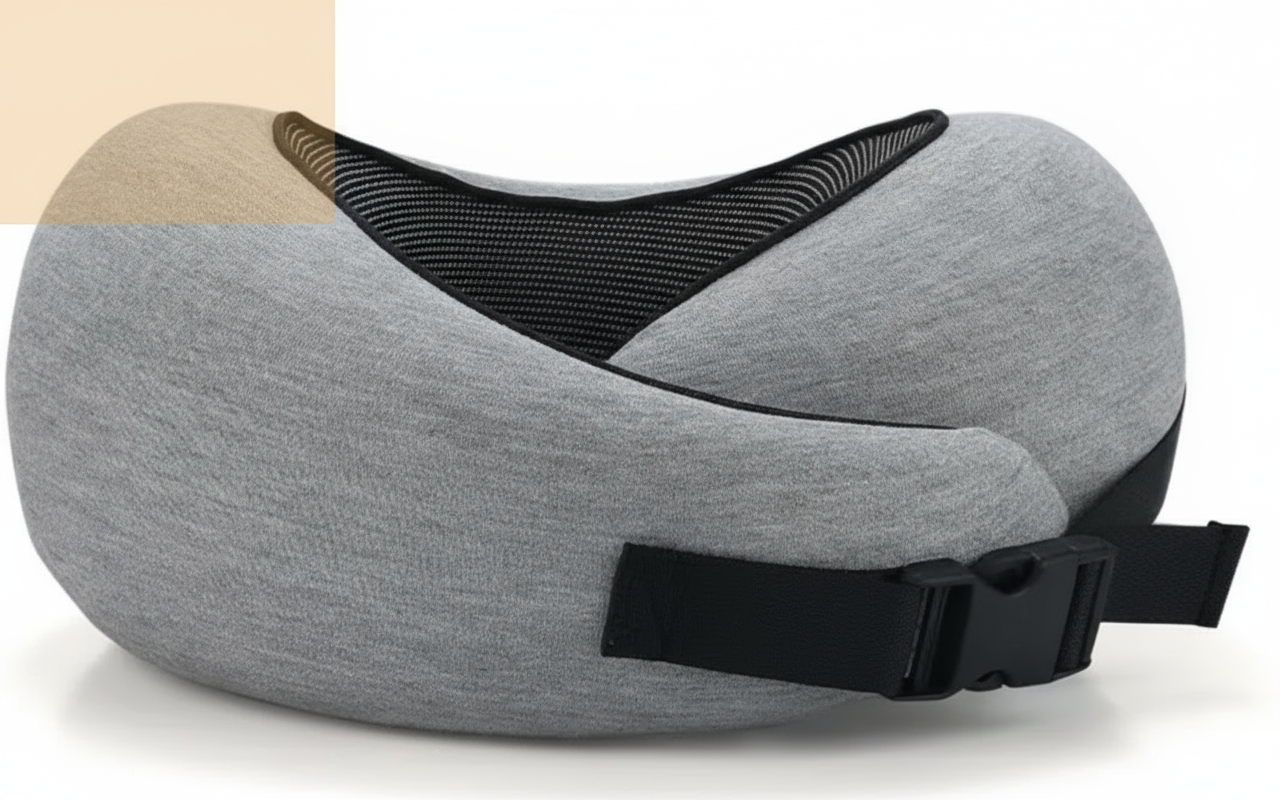 Gối cổ xám có khóa