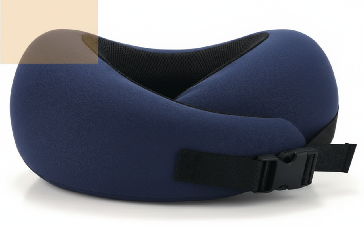 Gối cổ xanh navy có khóa