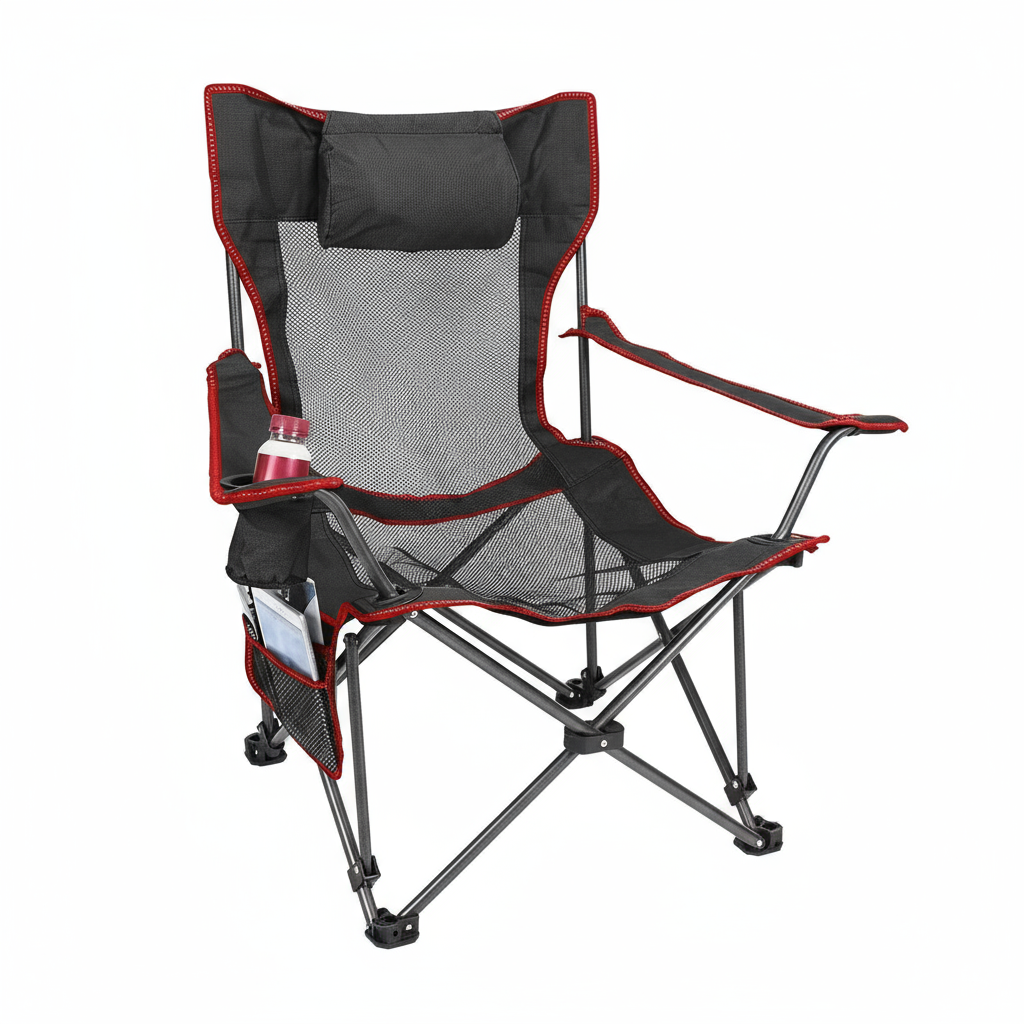 Ghế cắm trại màu đen