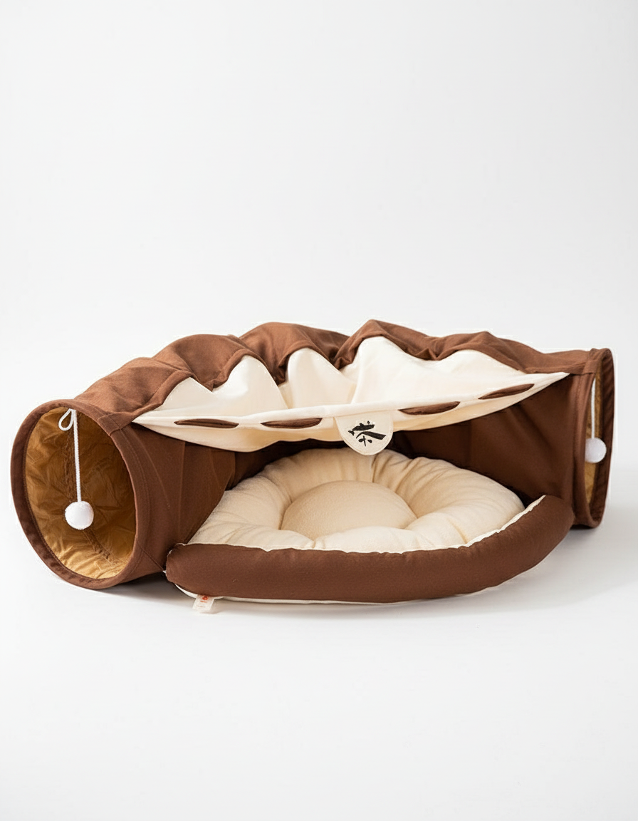 Giường mèo màu coffee