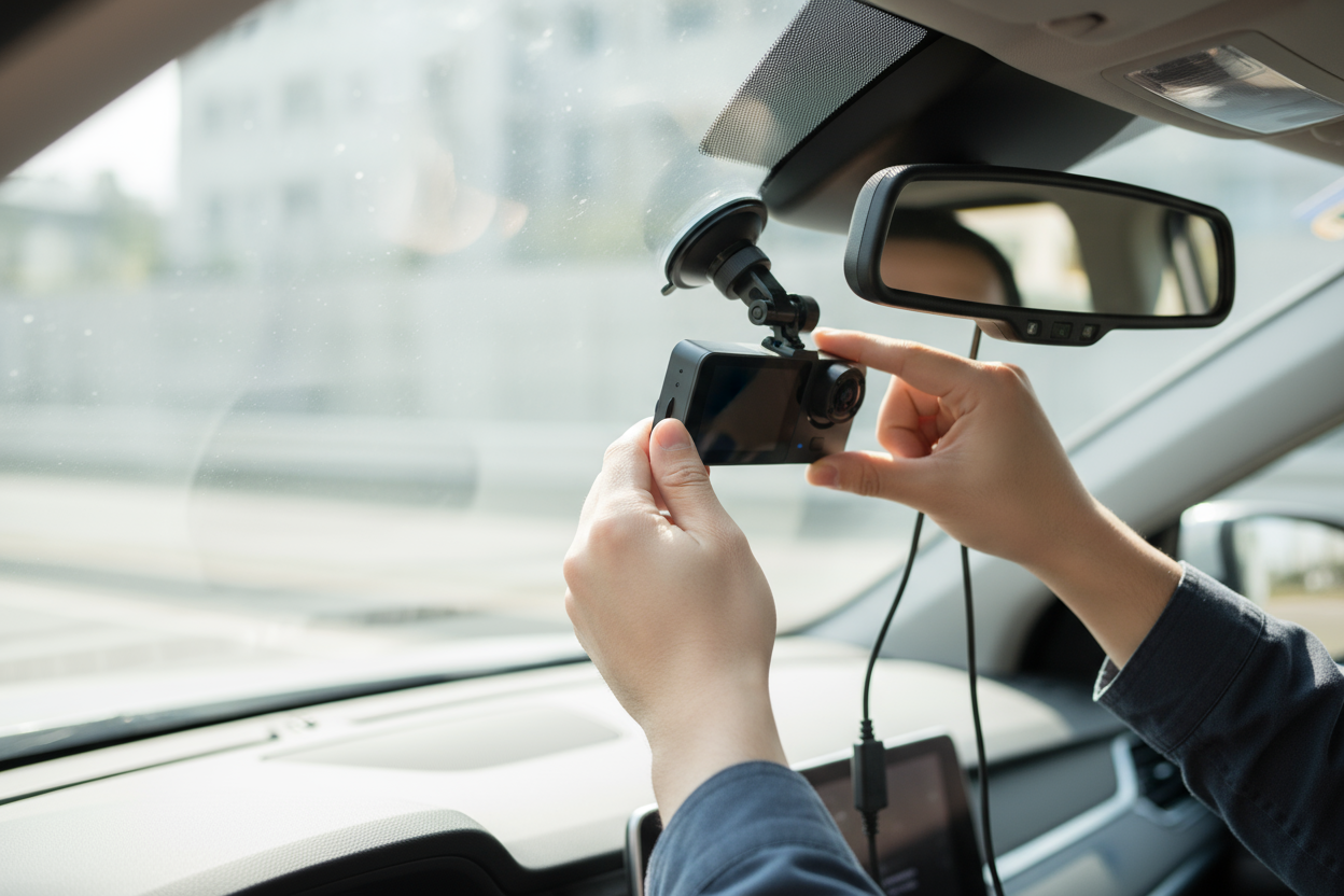 Lắp đặt camera hành trình