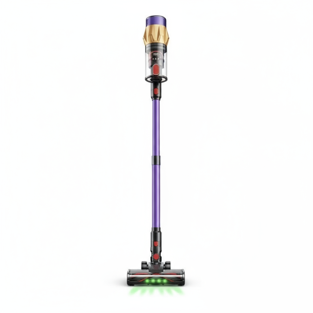 Máy hút bụi không dây màu tím