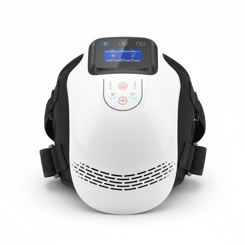 Máy massage đầu gối - góc chính diện