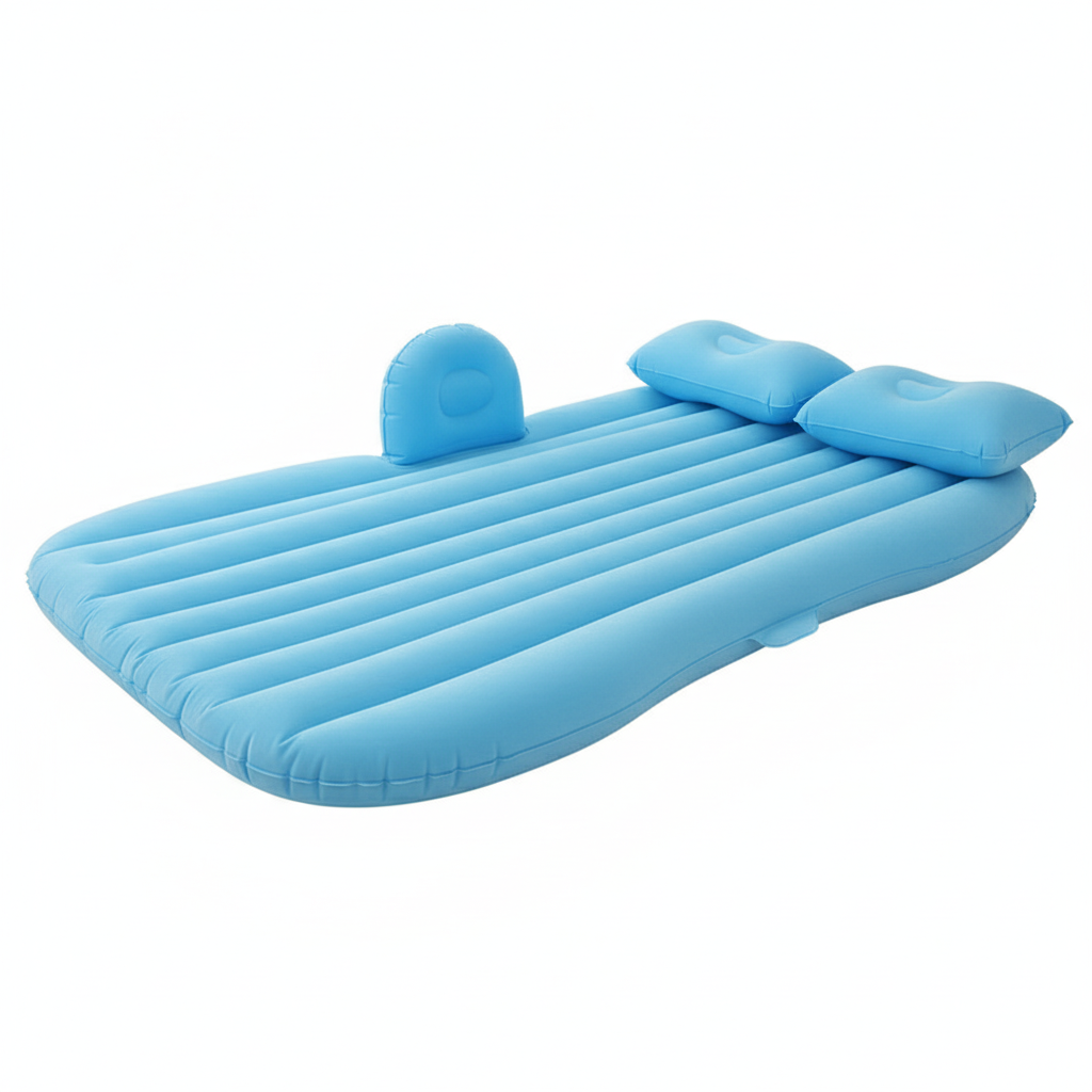 Nệm hơi ô tô màu xanh da trời