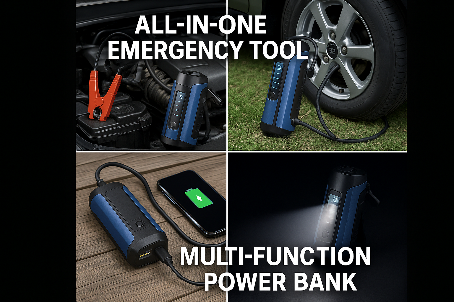 Ảnh đa chức năng bộ khởi động xe