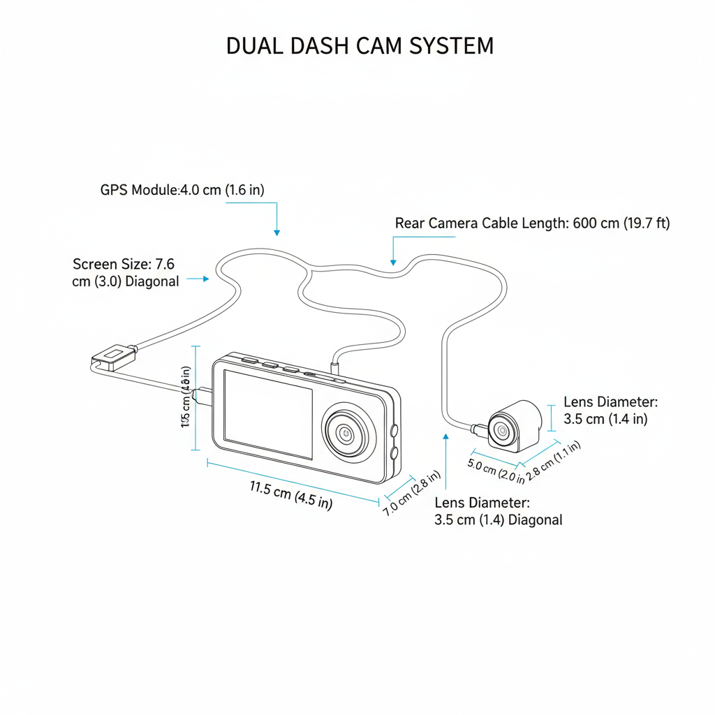 Thông số kích thước camera